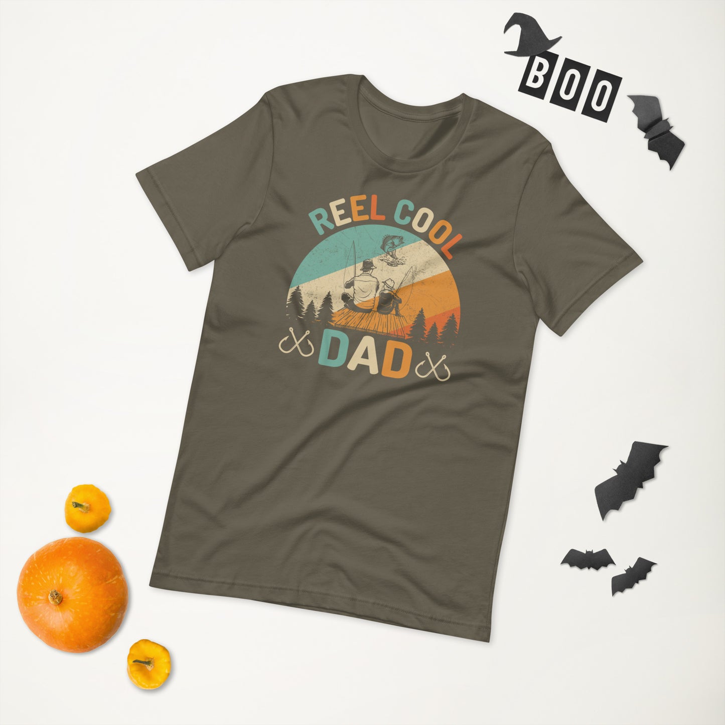 Reel Cool Dad Fishing Unisex t-shirt