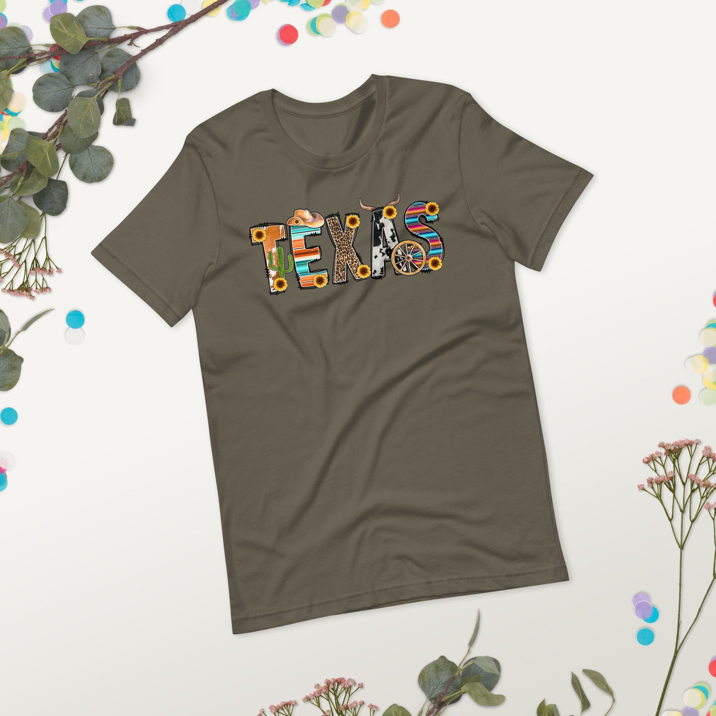 Texas Outdoors Camping Unisex t-shirt