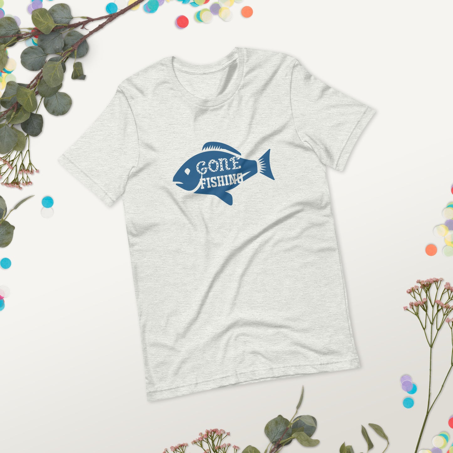 Gone Fishing Unisex t-shirt