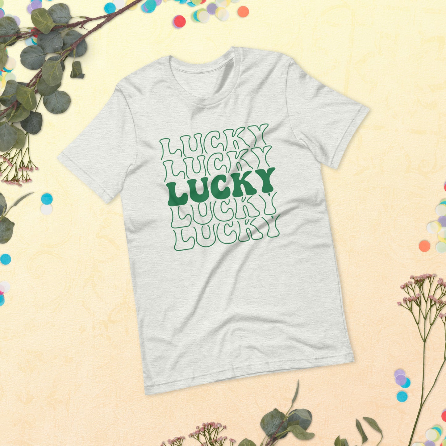 Stacked Lucky St. Patrick's Day Unisex t-shirt