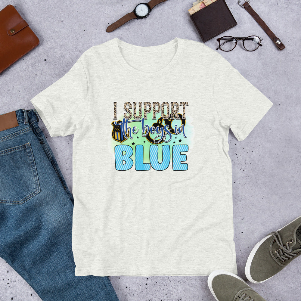 I Support the Boys in Blue Police Unisex t-shirt