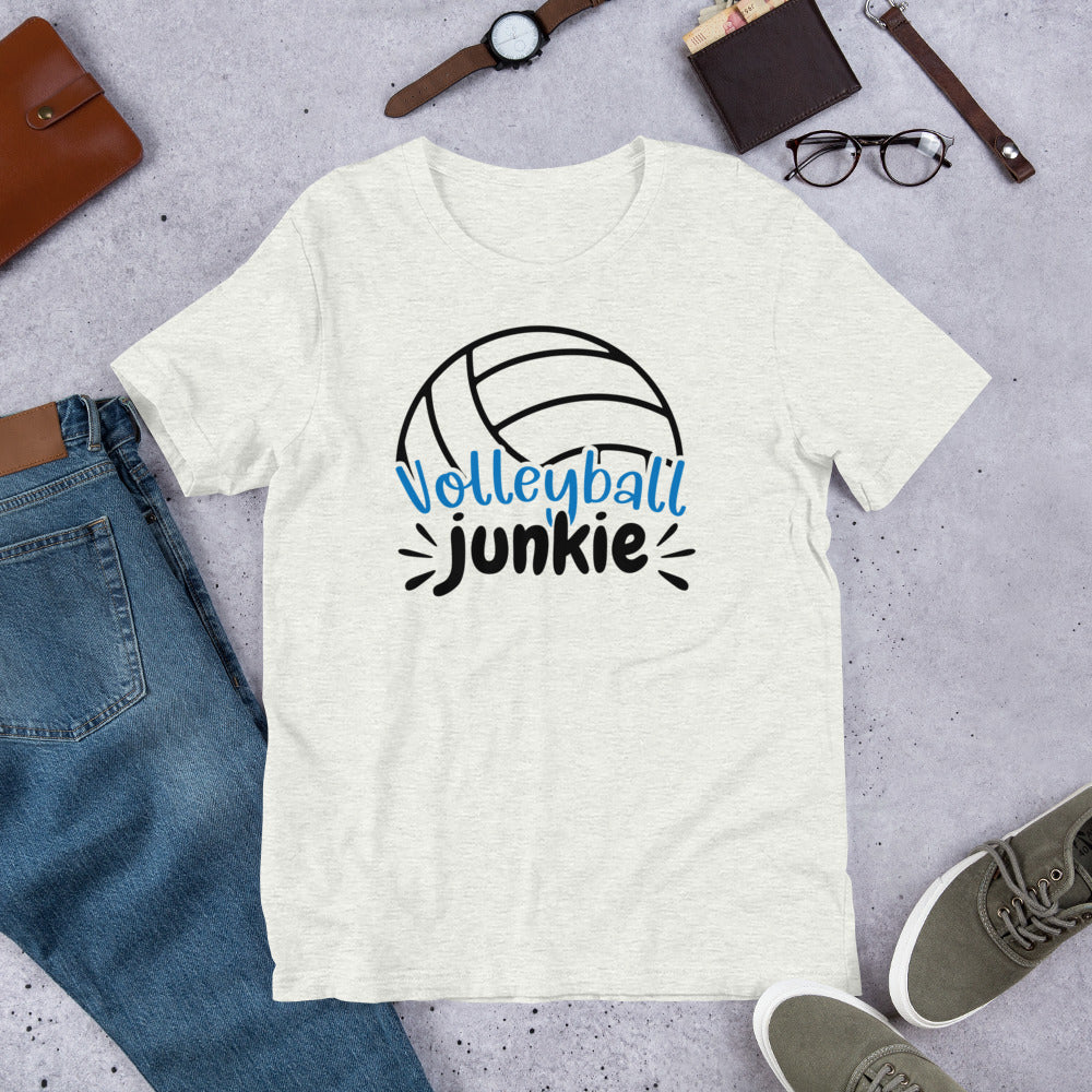 Volleyball Junkie Unisex t-shirt