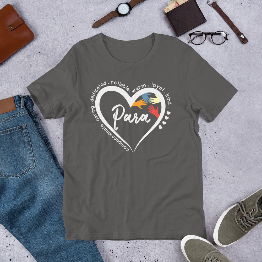 Heart & Hands Paraprofessional Teacher Unisex t-shirt