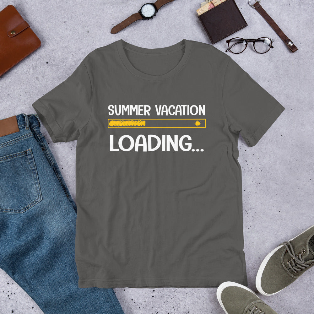 Summer Vacation Loading - Teacher Unisex t-shirt