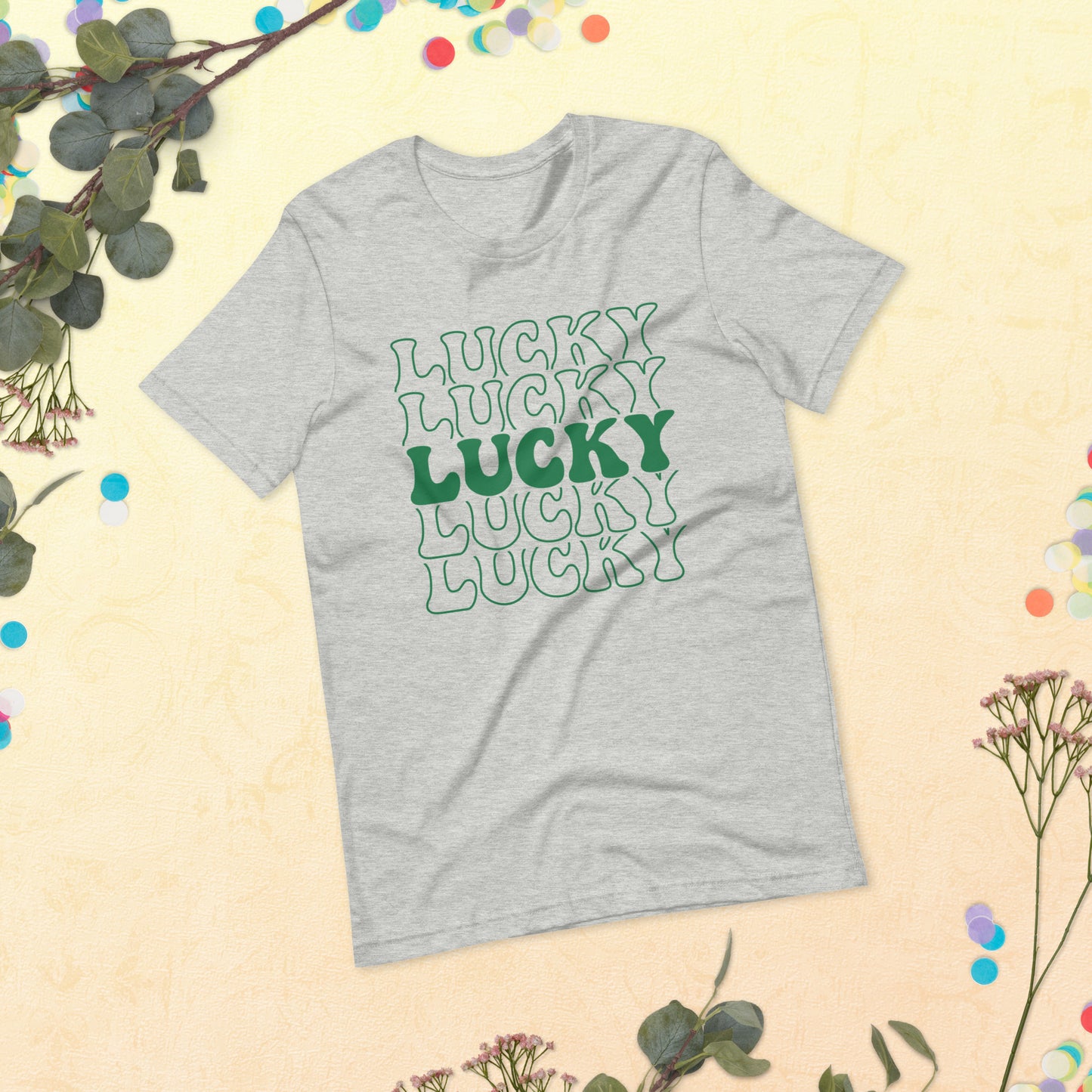 Stacked Lucky St. Patrick's Day Unisex t-shirt