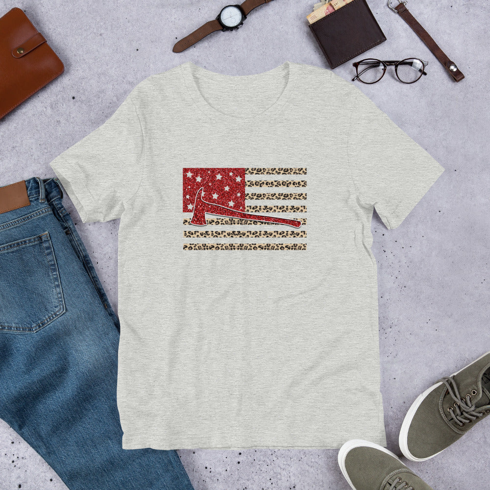 Firefighter Flag Unisex t-shirt