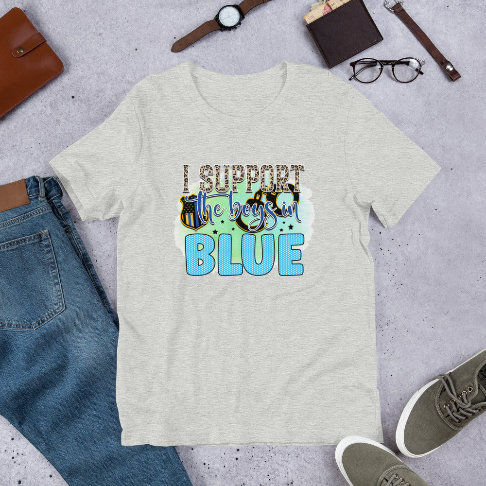 I Support the Boys in Blue Police Unisex t-shirt