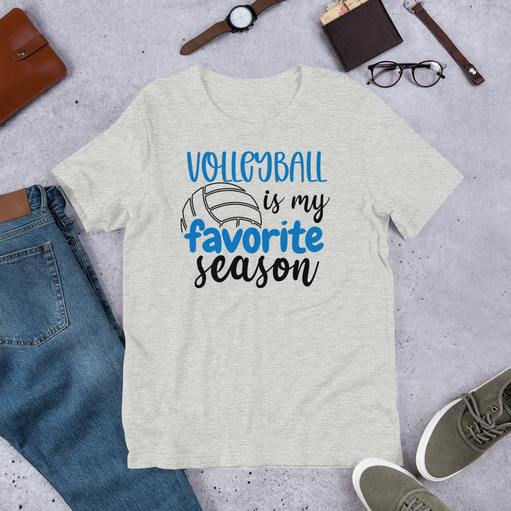 Volleyball is My Favorite Season Unisex t-shirt