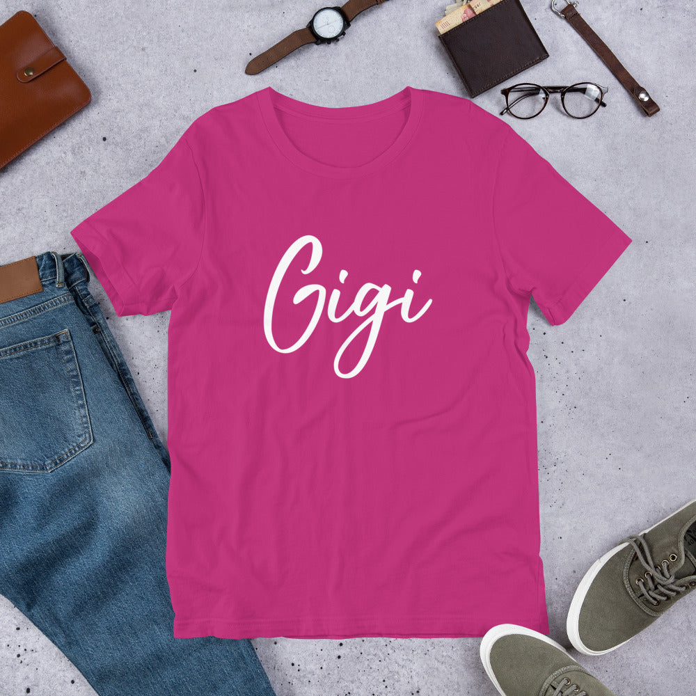 Gigi Grandma Unisex t-shirt