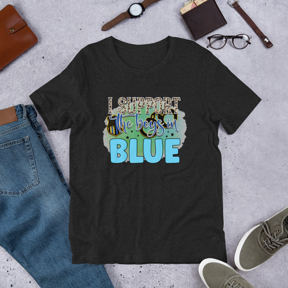 I Support the Boys in Blue Police Unisex t-shirt