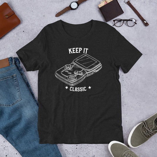 Keep it Classic Gameboy Gamer Unisex t-shirt