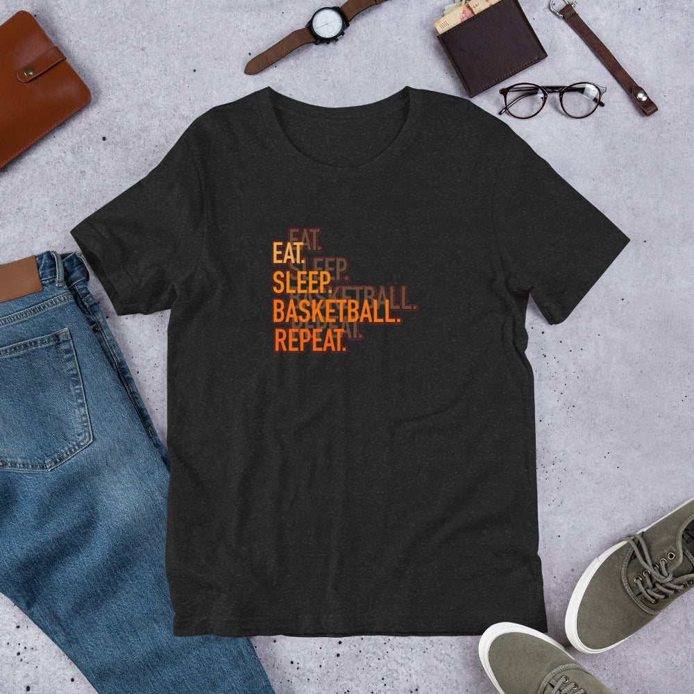 Eat Sleep Basketball Repeat Unisex t-shirt