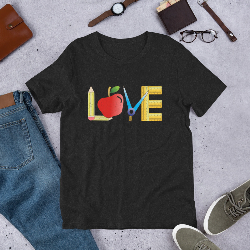 Teacher Love Unisex t-shirt