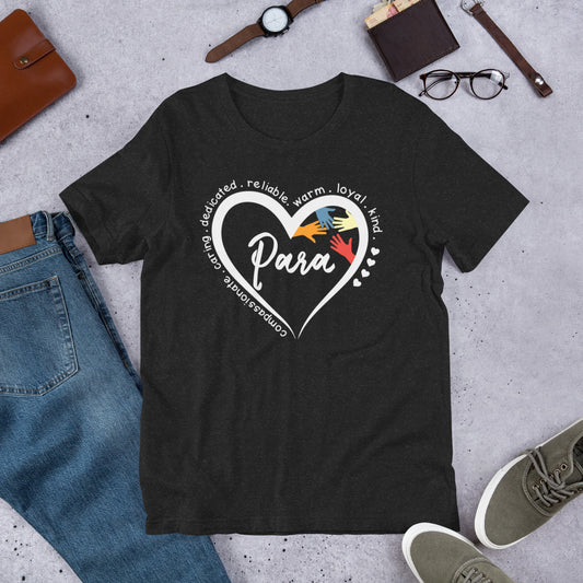 Heart & Hands Paraprofessional Teacher Unisex t-shirt