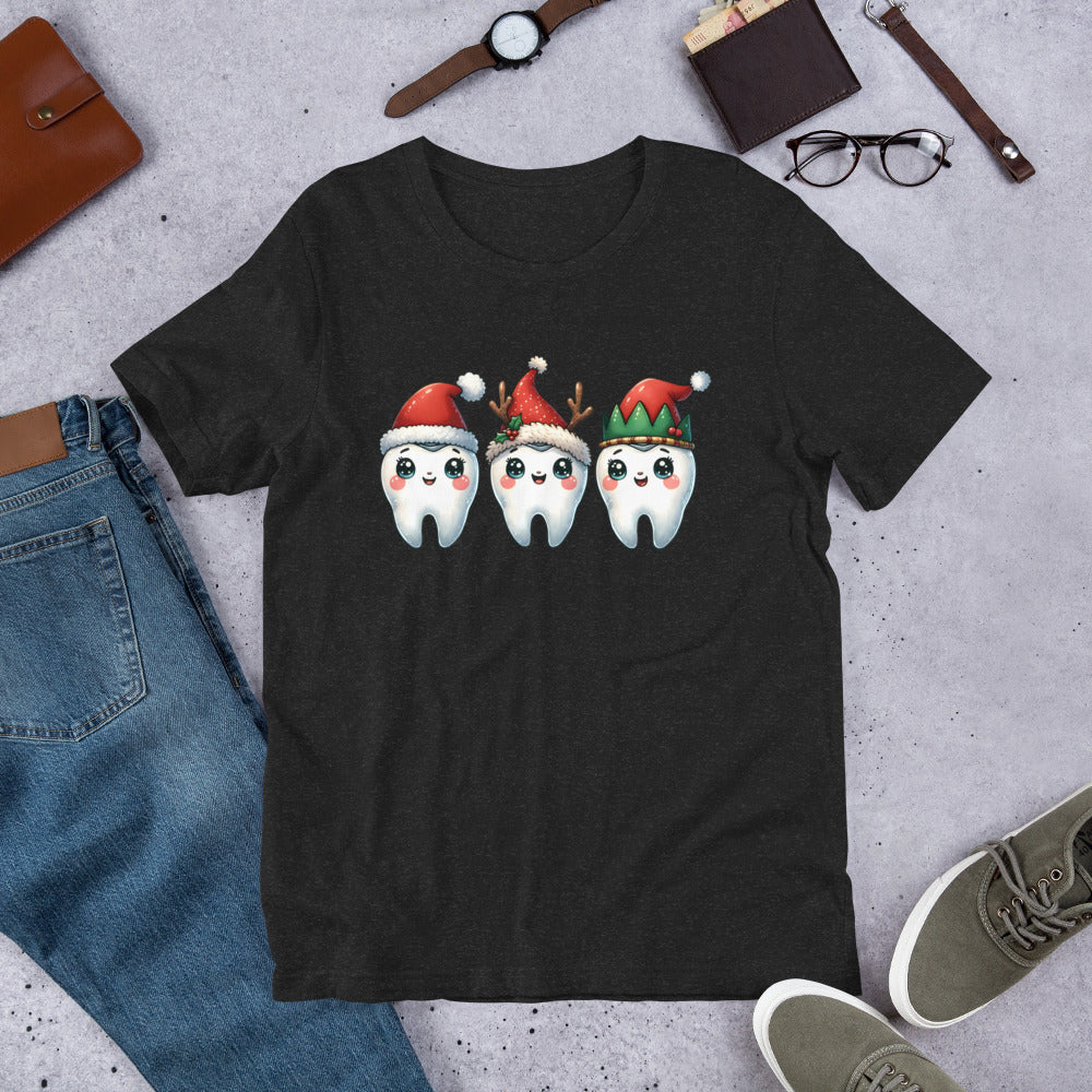 Christmas Teeth Dental Unisex t-shirt