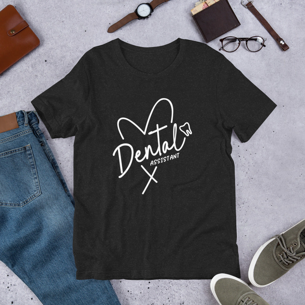 Dental Assistant Heart Unisex t-shirt