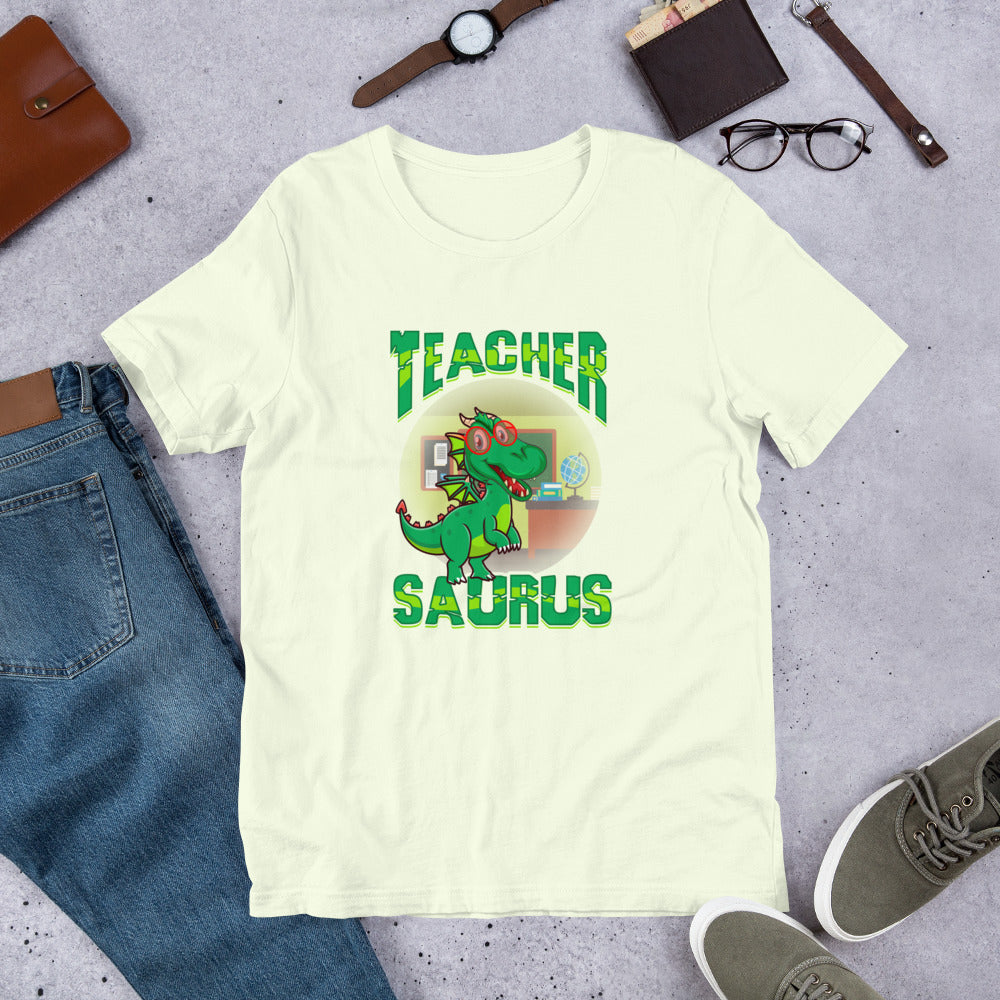 Teachersaurus Teacher Unisex t-shirt