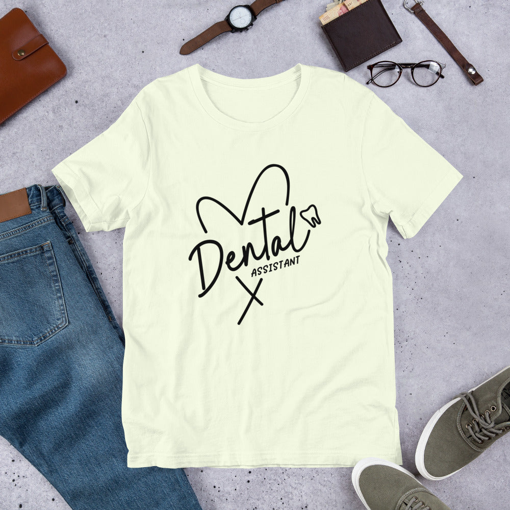 Dental Assistant Heart Unisex t-shirt