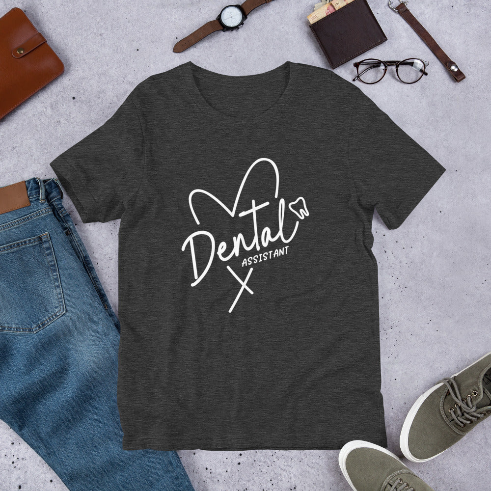 Dental Assistant Heart Unisex t-shirt