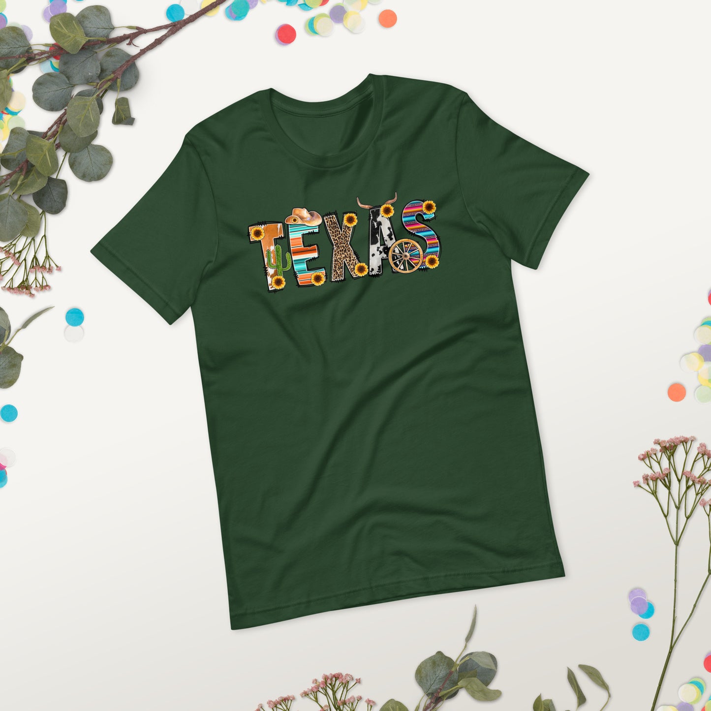 Texas Outdoors Camping Unisex t-shirt