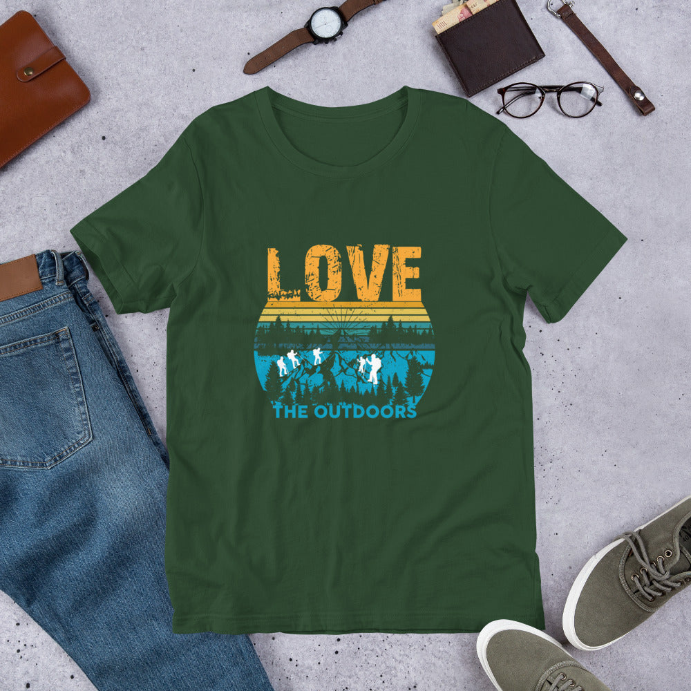 Love the Outdoors Unisex t-shirt