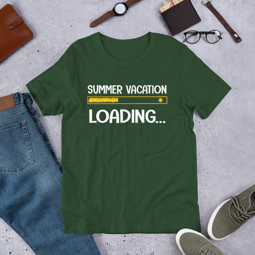 Summer Vacation Loading - Teacher Unisex t-shirt