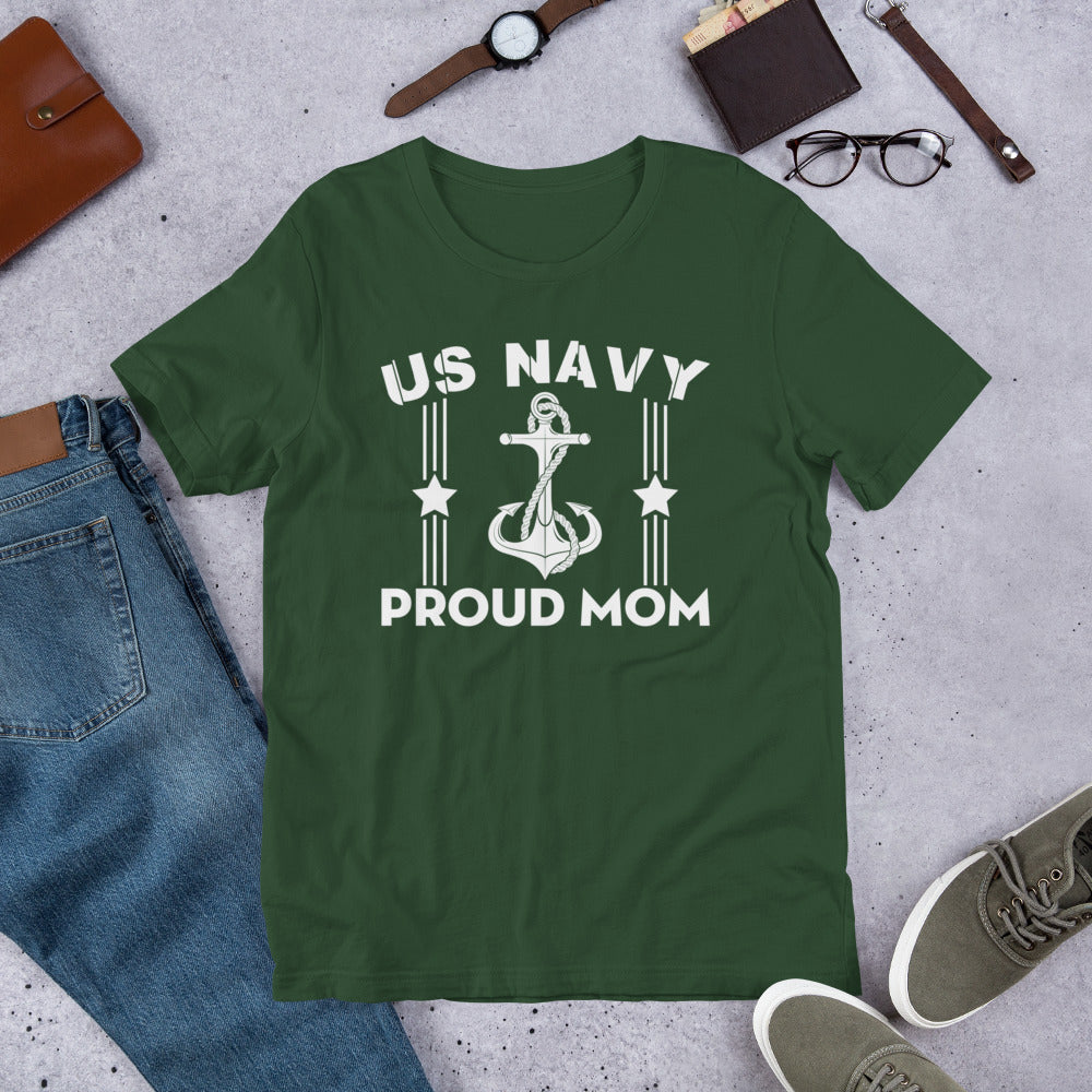 Proud US Navy Mom - Military Veteran Unisex t-shirt