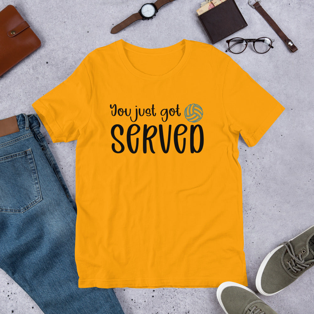 You Just Got Served Volleyball Unisex t-shirt