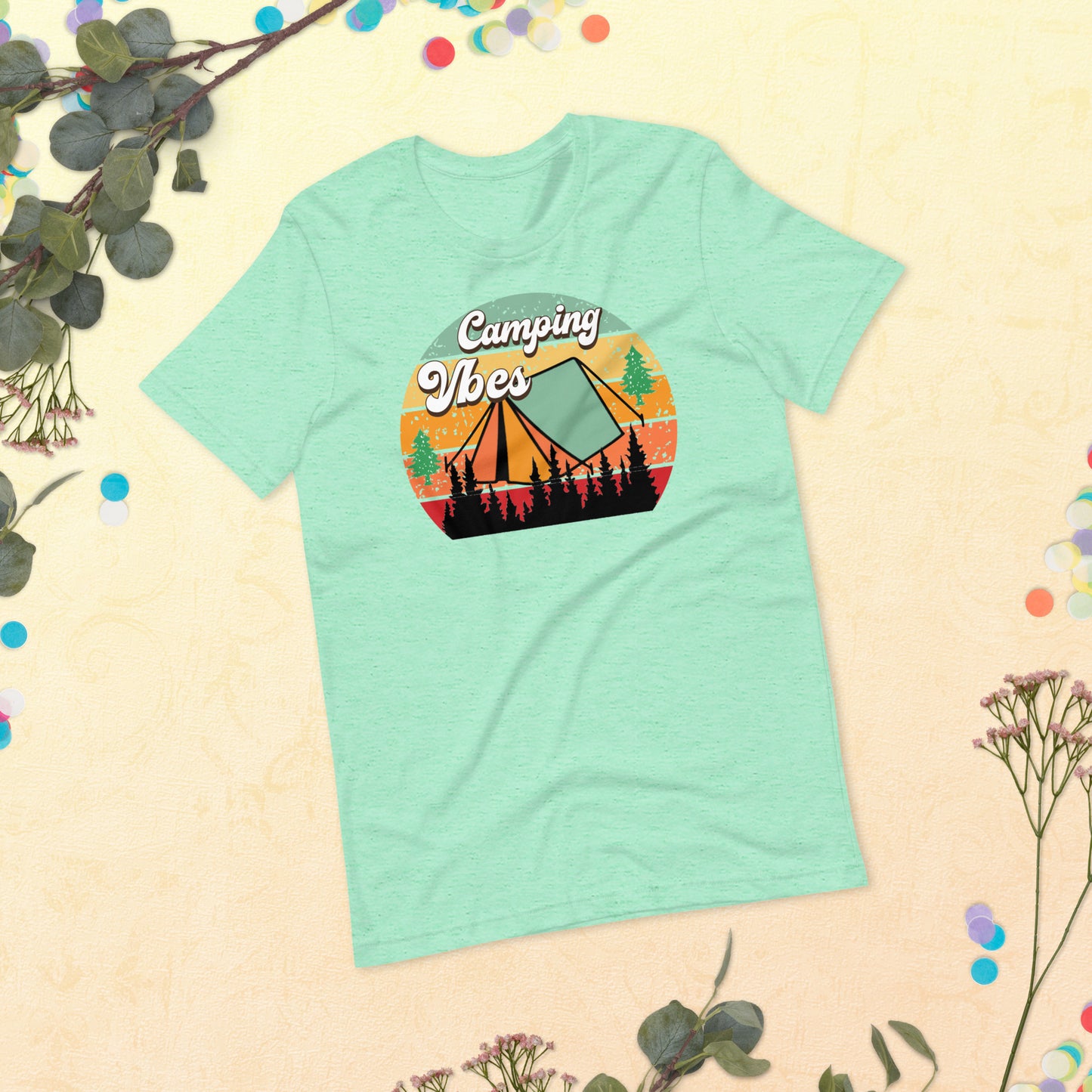 Camping Vibes Outdoor Unisex t-shirt