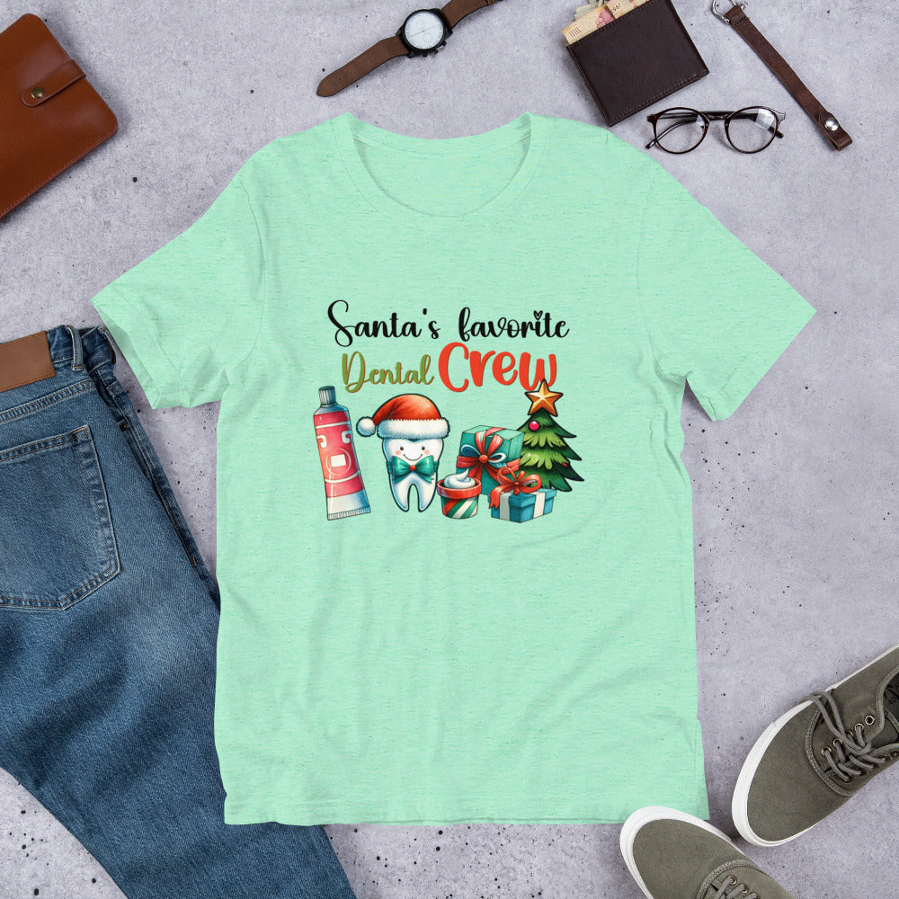 Santa's Favorite Dental Crew Unisex t-shirt