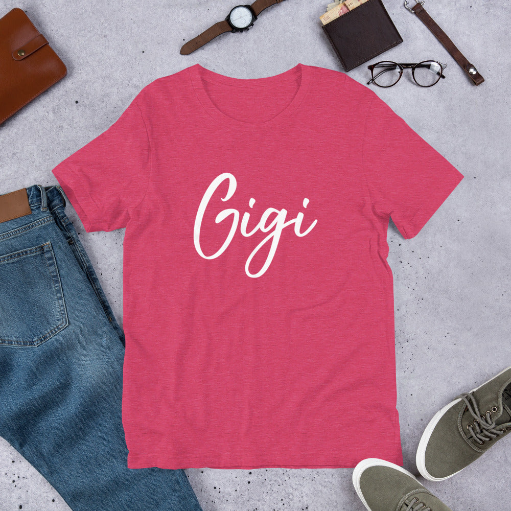 Gigi Grandma Unisex t-shirt