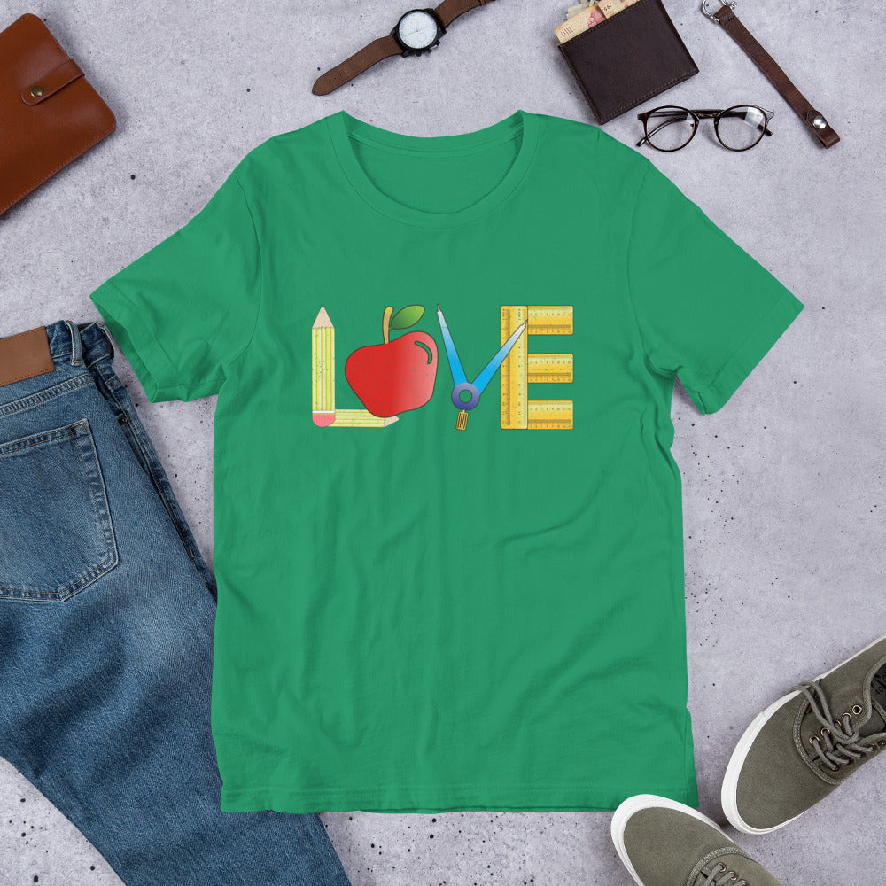 Teacher Love Unisex t-shirt