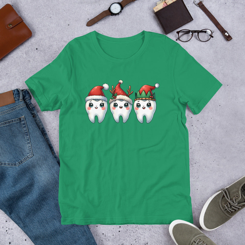 Christmas Teeth Dental Unisex t-shirt