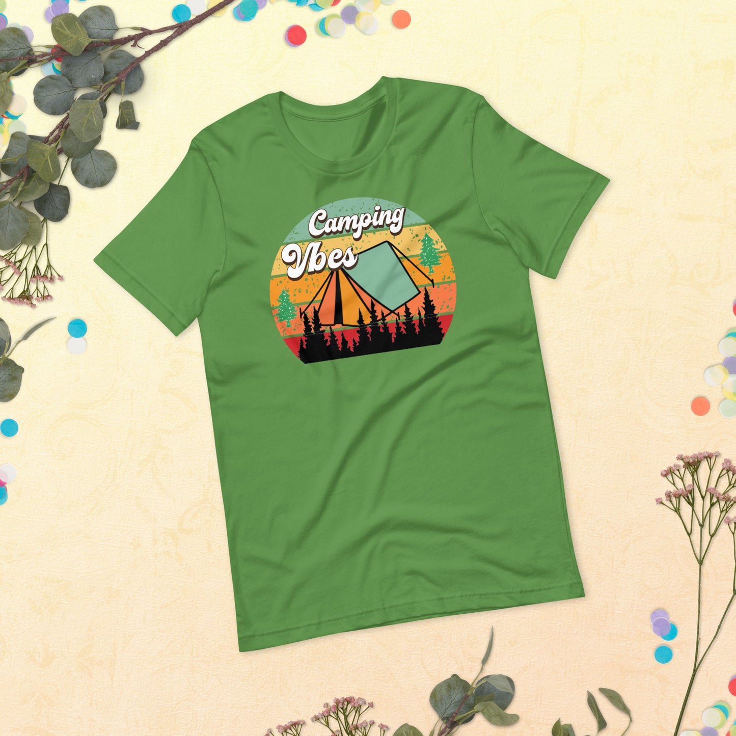 Camping Vibes Outdoor Unisex t-shirt