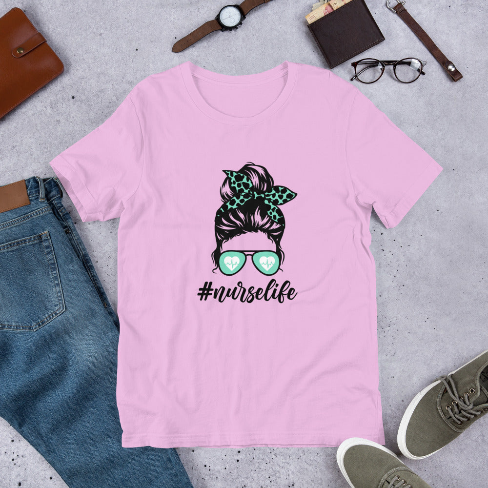 #NurseLife Messy Bun Unisex t-shirt