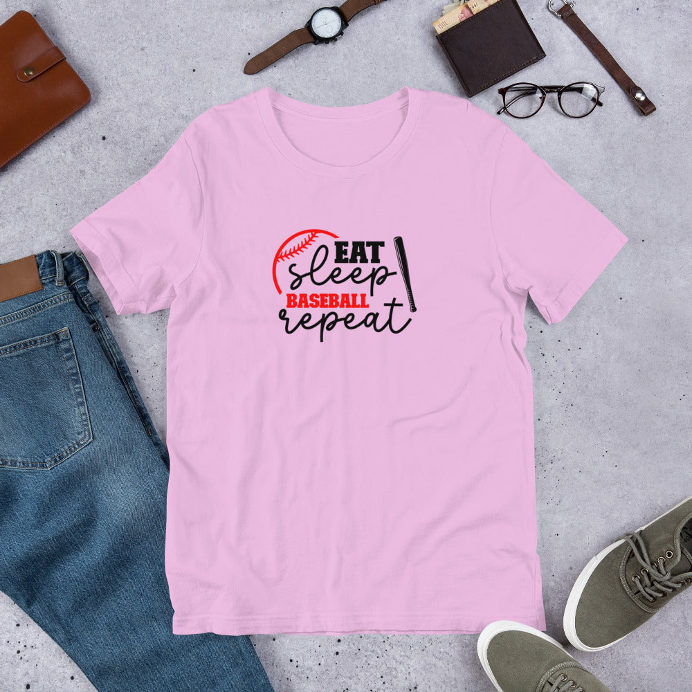 Eat Sleep Baseball Repeat Unisex t-shirt