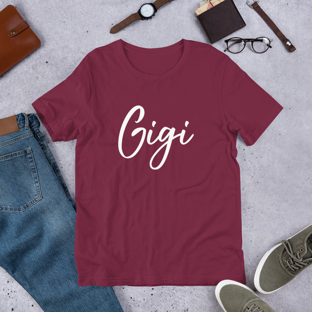 Gigi Grandma Unisex t-shirt