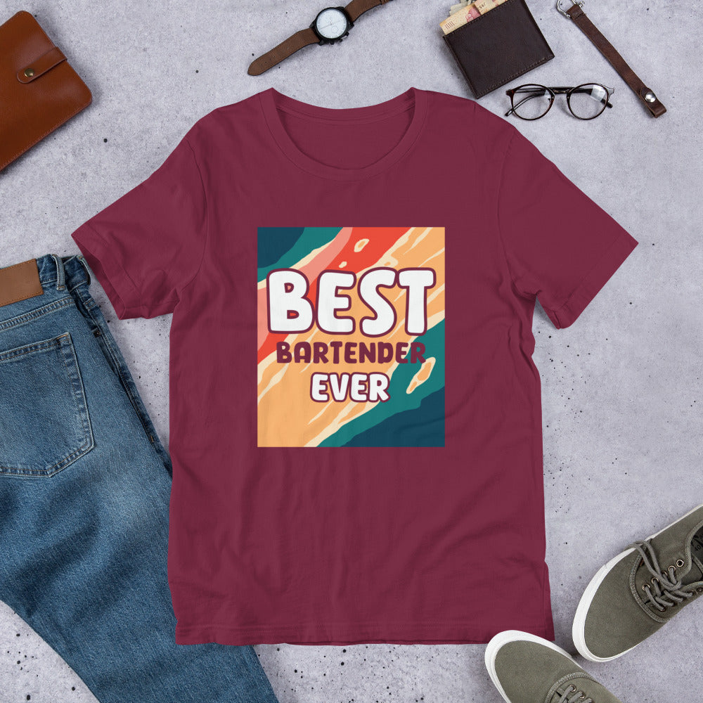 Best Bartender Ever Unisex t-shirt