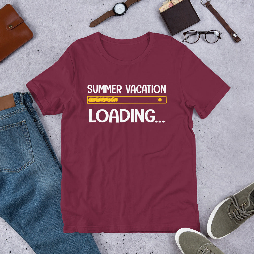 Summer Vacation Loading - Teacher Unisex t-shirt