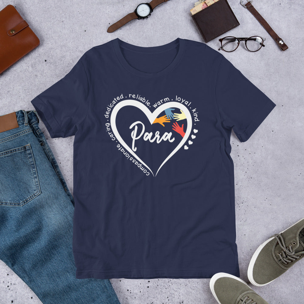 Heart & Hands Paraprofessional Teacher Unisex t-shirt