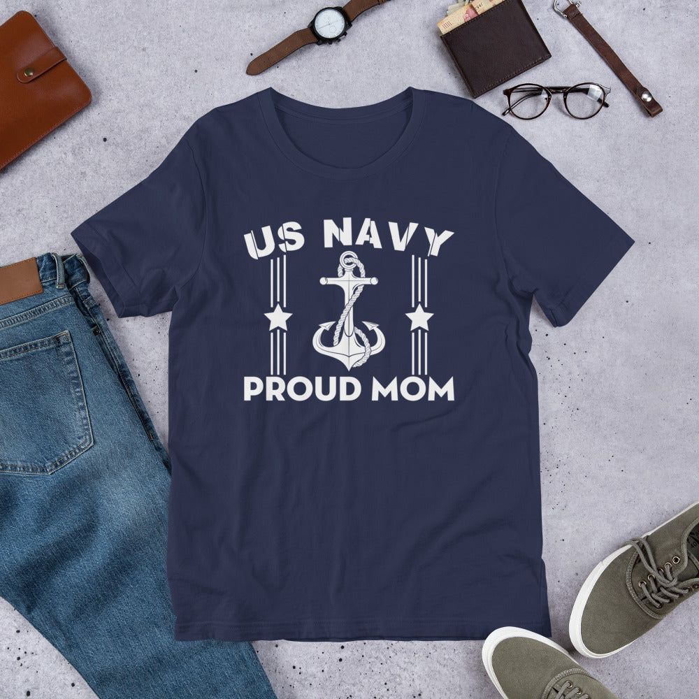 Proud US Navy Mom - Military Veteran Unisex t-shirt