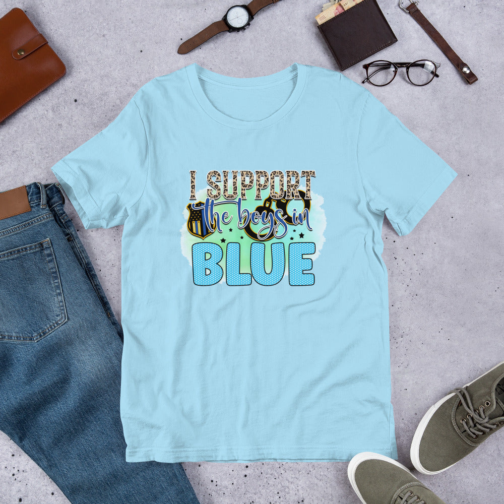 I Support the Boys in Blue Police Unisex t-shirt