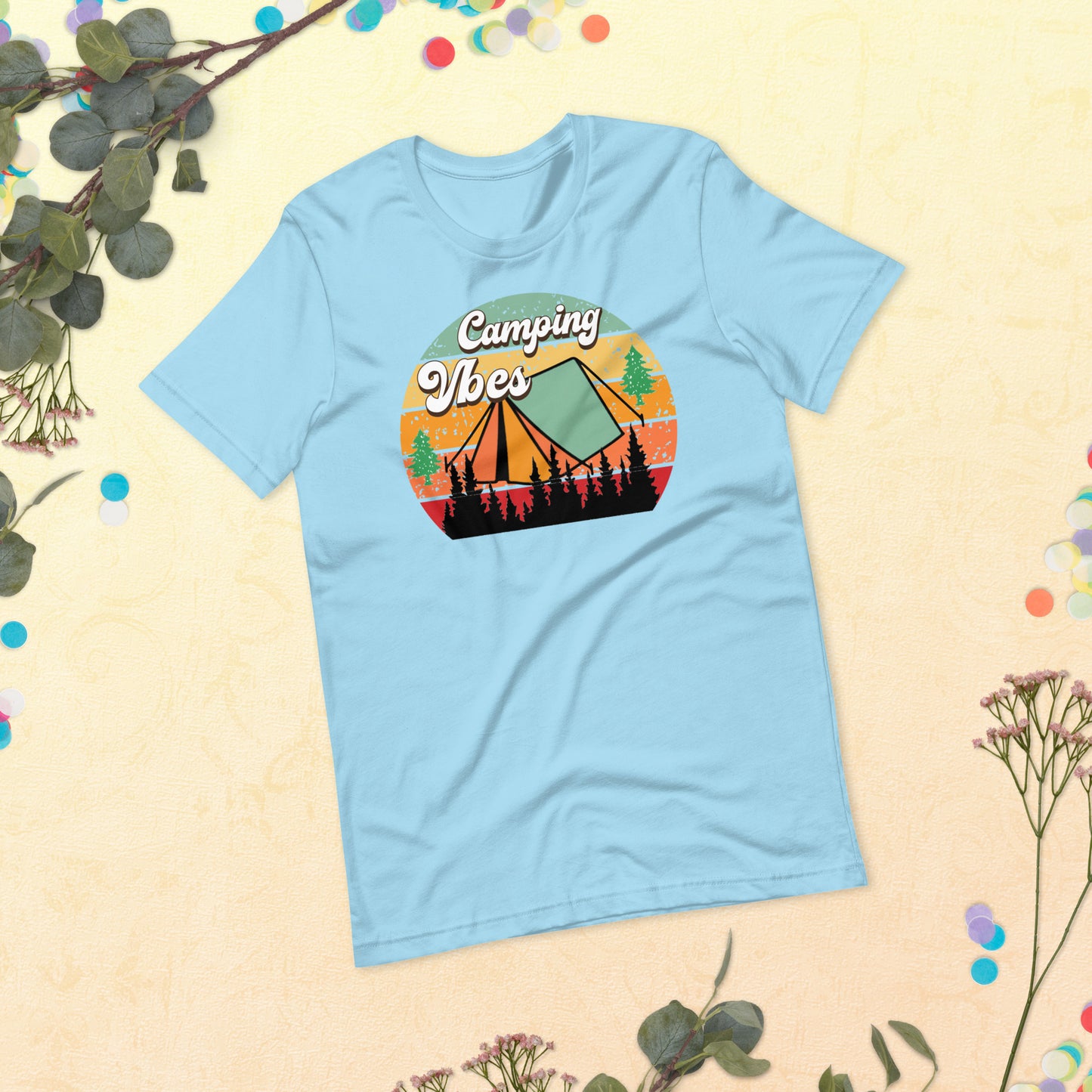 Camping Vibes Outdoor Unisex t-shirt