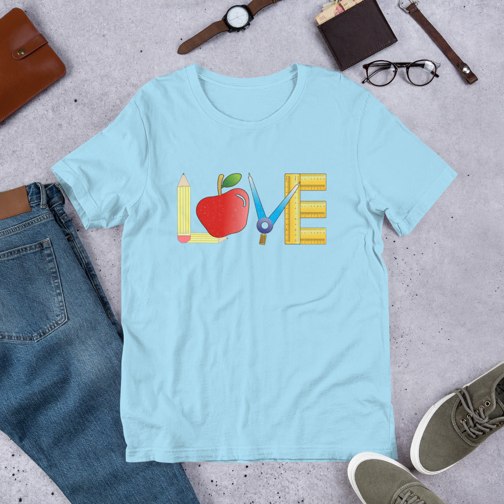 Teacher Love Unisex t-shirt