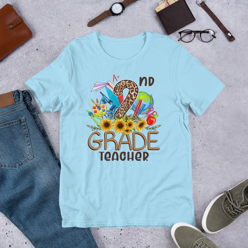 A+ 2nd Grade Teacher Unisex t-shirt