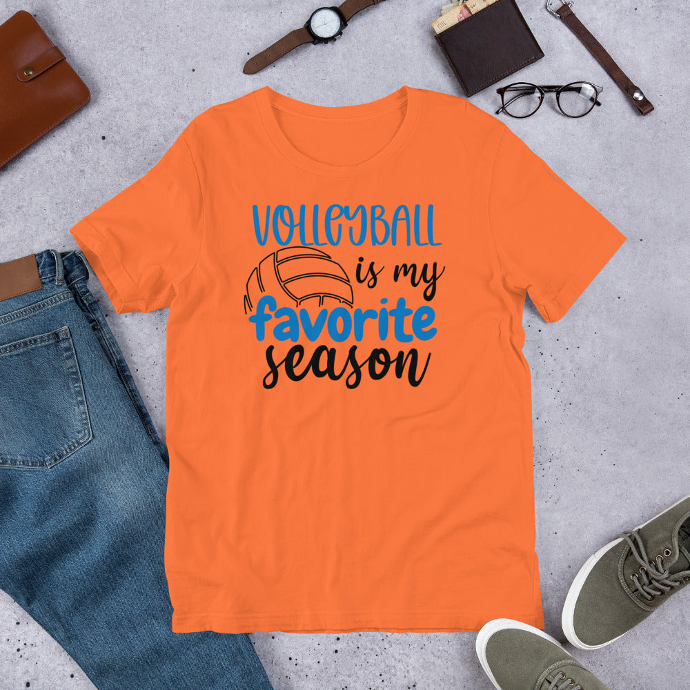 Volleyball is My Favorite Season Unisex t-shirt