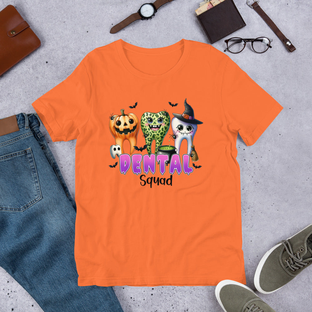 Dental Squad Halloween Dental Unisex t-shirt