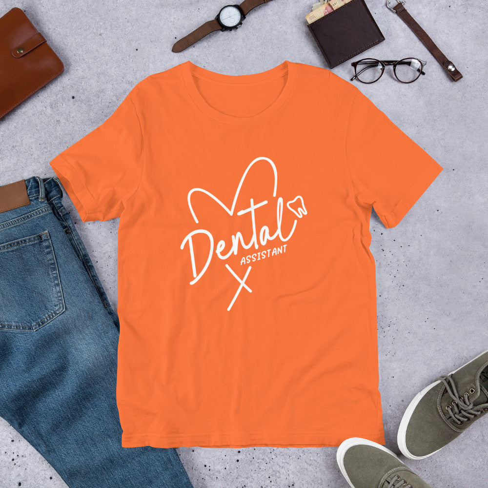 Dental Assistant Heart Unisex t-shirt