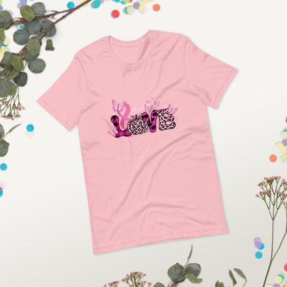 Breast Cancer Awareness Love Unisex t-shirt