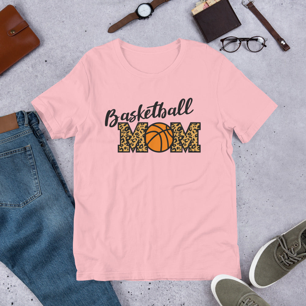 Basketball Mom Leopard Unisex t-shirt